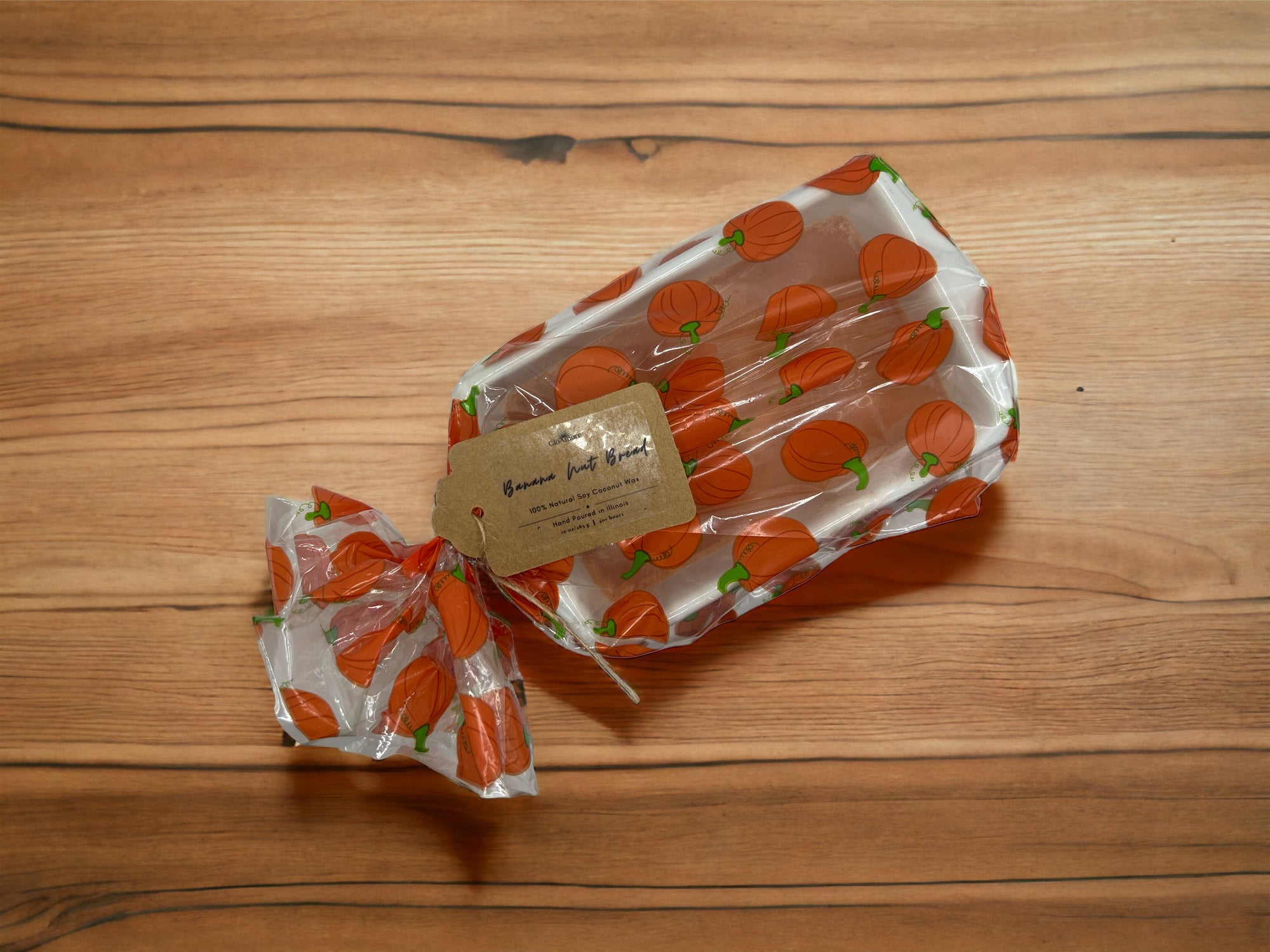 Banana Nut Bread or Pumpkin Rum Cake Loaf Candle